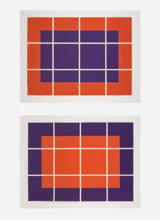 木刻 Judd - Untitled, two prints (Schellmann 267-268)
