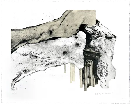 石版画 Jung-Yeon - Une longue promenade