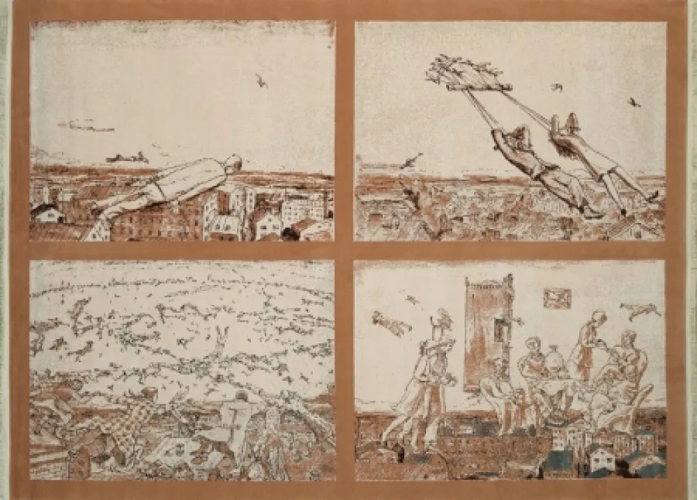 复数作品 Kabakov - The Flying #2