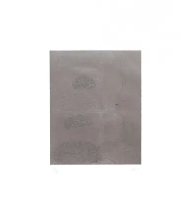 版画 Kaga - Four sleepers with cats and fox