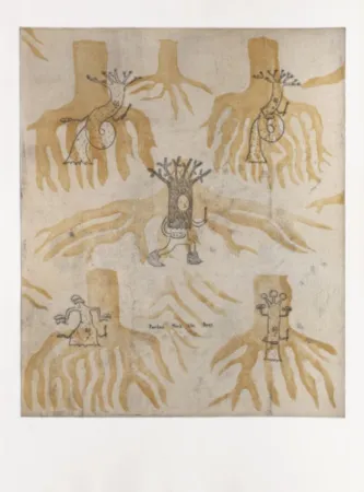 版画 Kaga - Painters think like trees
