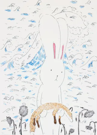 石版画 Kaga - Usacchi 2