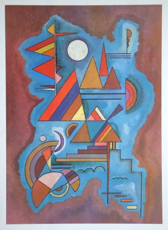 胶版印刷 Kandinsky (After) - Composition abstrait