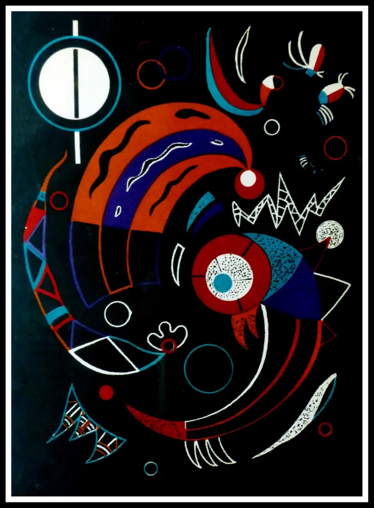 石版画 Kandinsky - COMETES