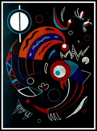 石版画 Kandinsky - COMETES