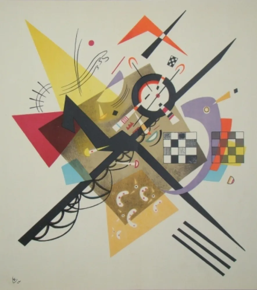 石版画 Kandinsky - Composition, 1922