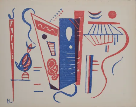 木刻 Kandinsky - Composition, 1939 (first edition)