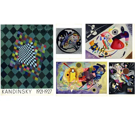 插图书 Kandinsky - DERRIÈRE LE MIROIR N° 118. KANDINSKY 1921-1927 avec 5 lithographies en couleurs (1960)