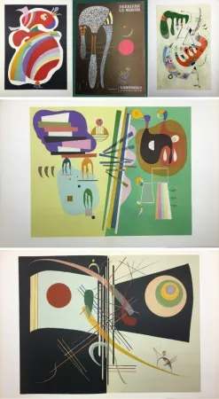 插图书 Kandinsky - Derrière le Miroir n° 179 : KANDINSKY, Période Parisienne (1934-1944) avec 5 lithographies en couleurs.