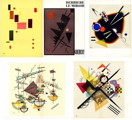 插图书 Kandinsky - Derrière le Miroir n° 60-61. KANDINSKY. Avec 5 lithographies en couleurs (1953).