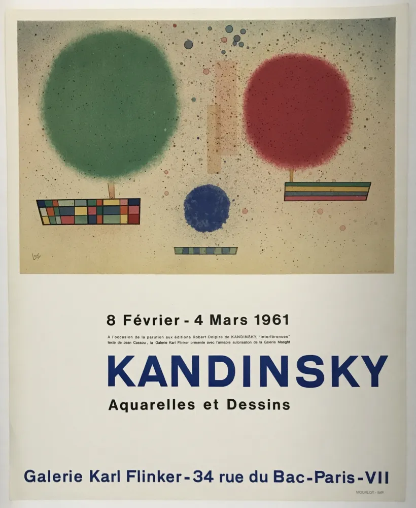石版画 Kandinsky - Galerie Karl Flinker
