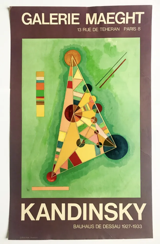 海报 Kandinsky - Galerie Maeght / Bauhaus de Dessau