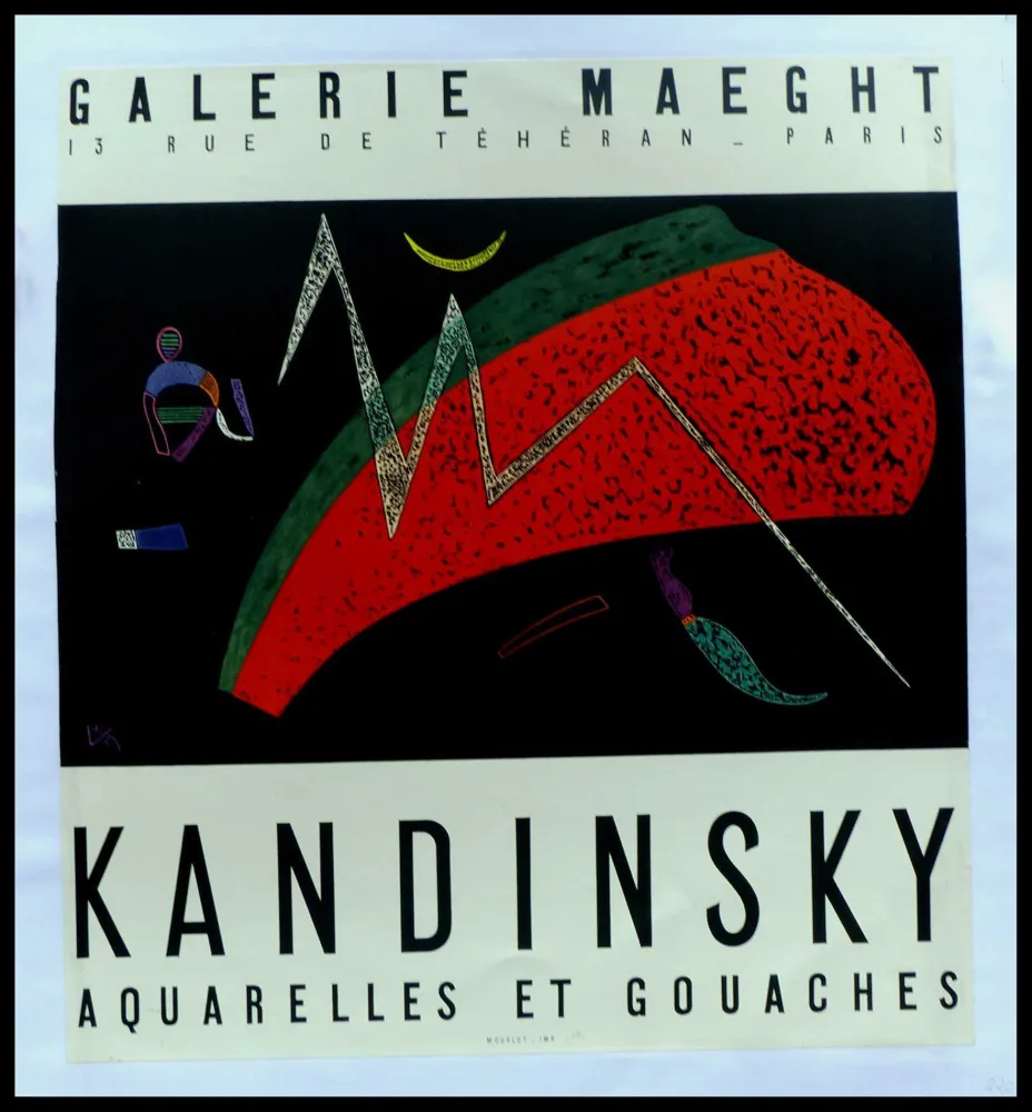 海报 Kandinsky - KANDINSKY GALERIE MAEGHT AQUARELLES ET GOUACHES
