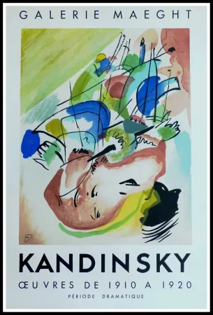 海报 Kandinsky - KANDINSKY GALERIE MAEGHT IMPROVISATION ABSTRAITE 