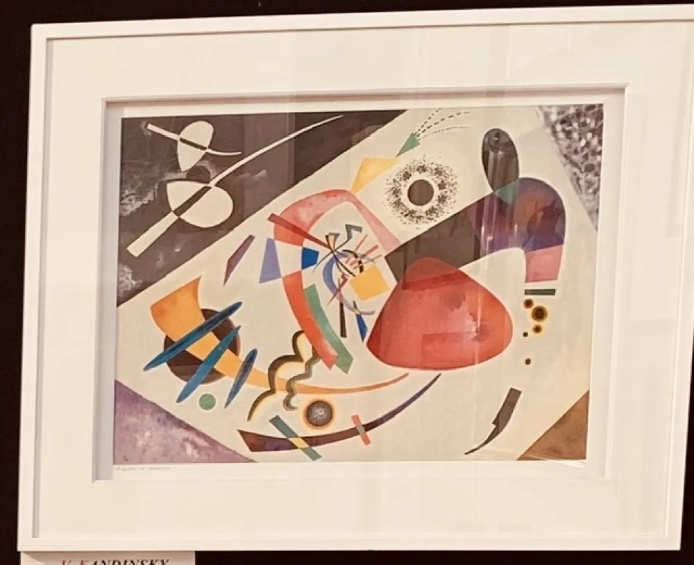 石版画 Kandinsky - La tâche rouge