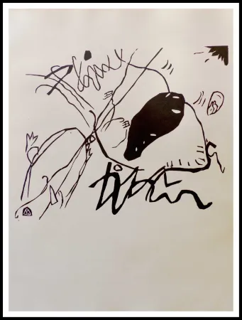 木刻 Kandinsky - TACHE NOIRE