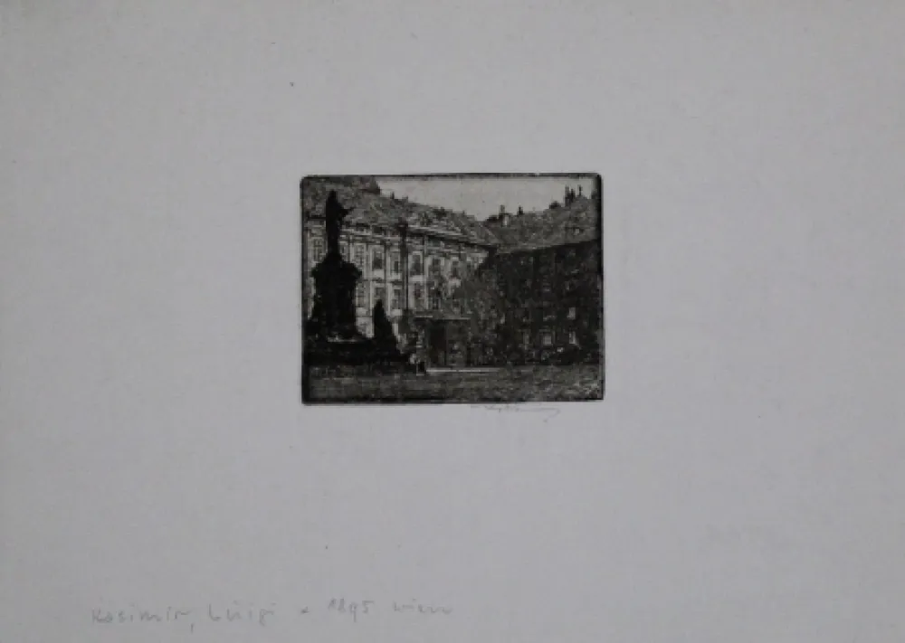 版画 Kasimir - Amalienhof (Hofburg), Vienna