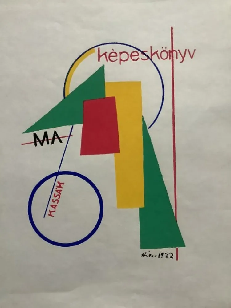 丝网印刷 Kassak - Képeskönyv (