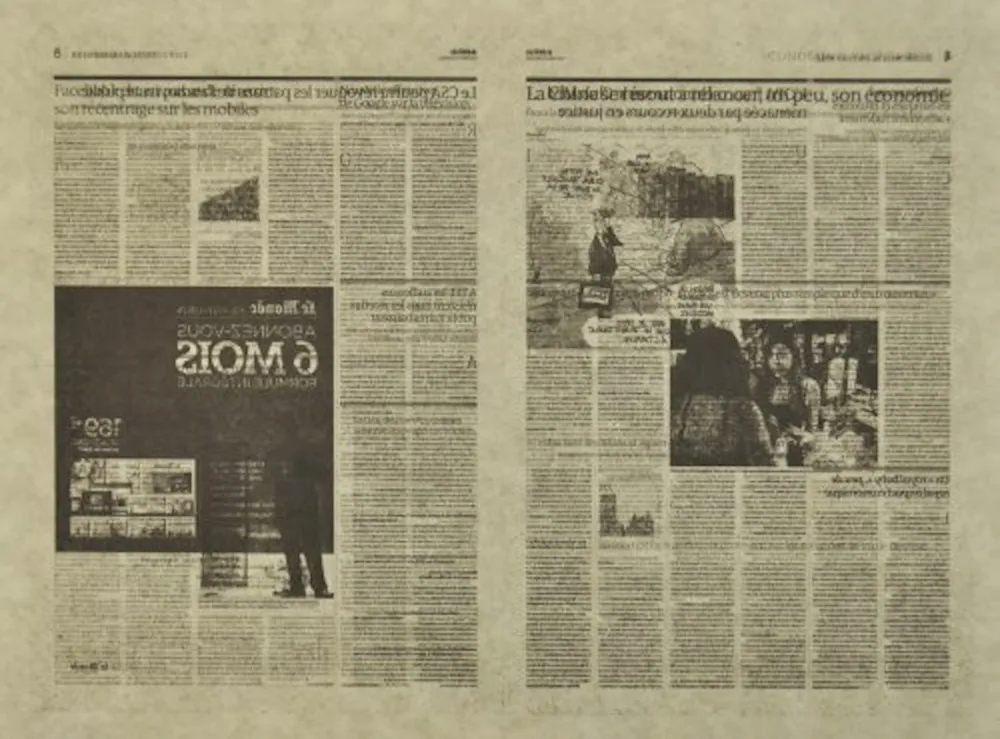 石版画 Kassay - Untitled 2/7 (Le Monde)