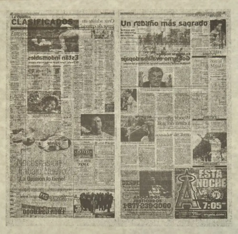 石版画 Kassay - Untitled 2/8 (La Opinión)