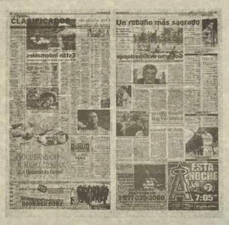 石版画 Kassay - Untitled 2/8 (La Opinión)