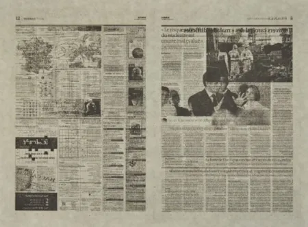 石版画 Kassay - Untitled 5/7 (Le Monde)