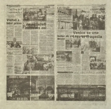 石版画 Kassay - Untitled 5/8 (La Opinión)