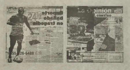 石版画 Kassay - Untitled 6/8 (La Opinión)