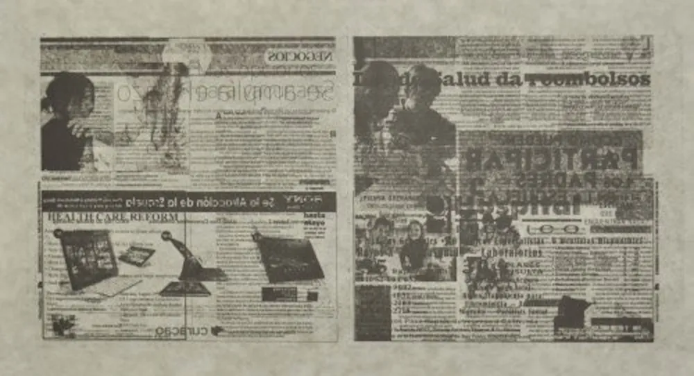 石版画 Kassay - Untitled 8/8 (La Opinión)