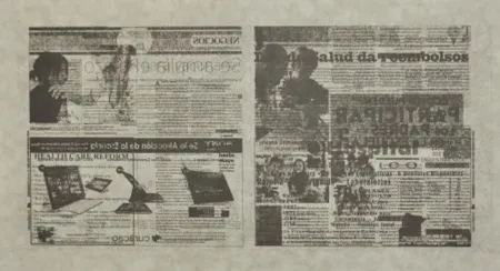 石版画 Kassay - Untitled 8/8 (La Opinión)