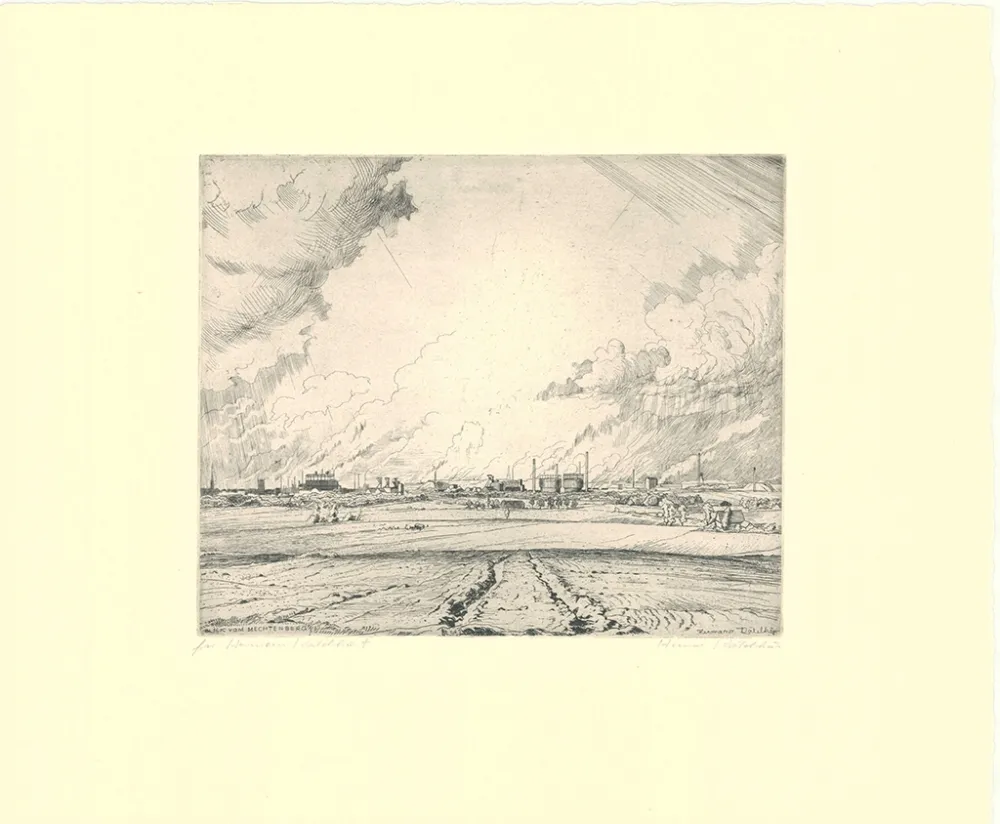 版画 Kätelhön - Blick von Mechtenberg