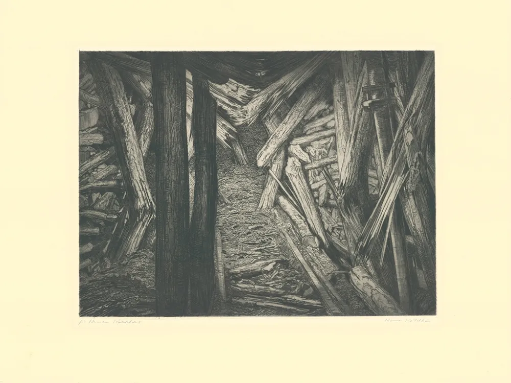 版画 Kätelhön - Gebirgsdruck