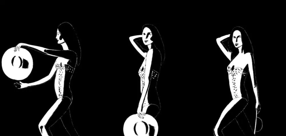 丝网印刷 Katz - Ariel Black & White