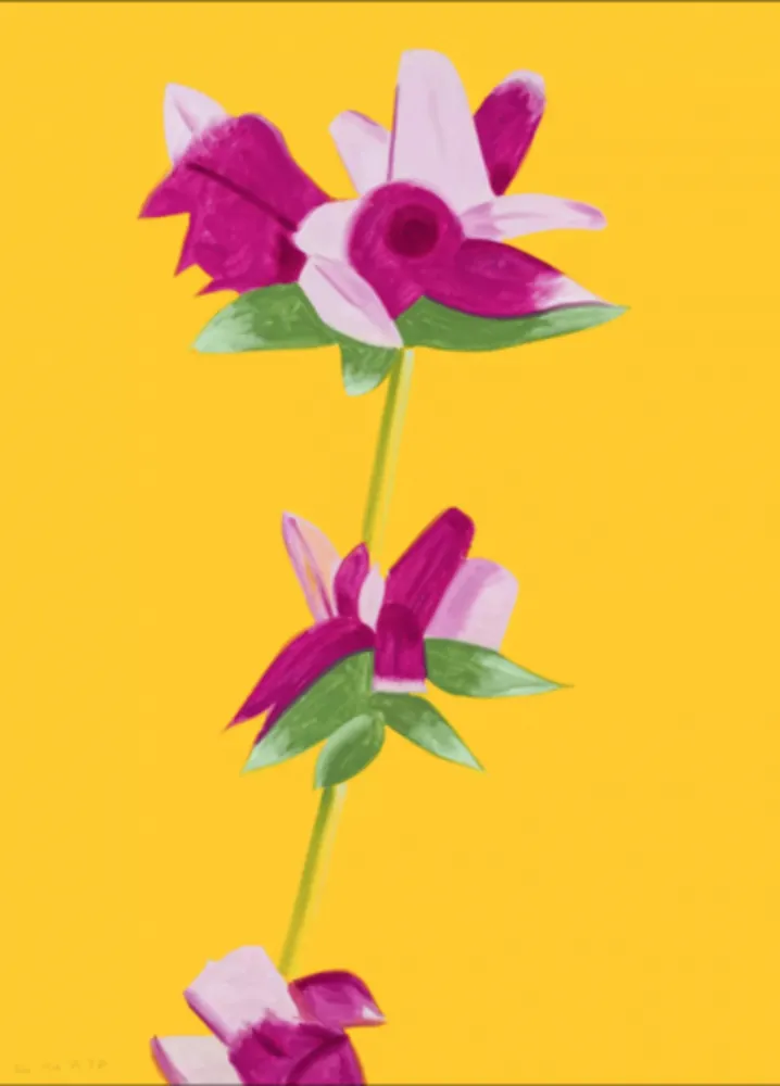 复数作品 Katz - Azaleas on Yellow