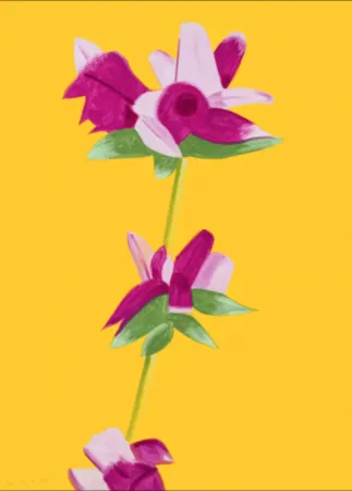 复数作品 Katz - Azaleas on Yellow