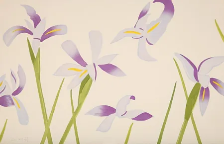 木刻 Katz - Blue Flags