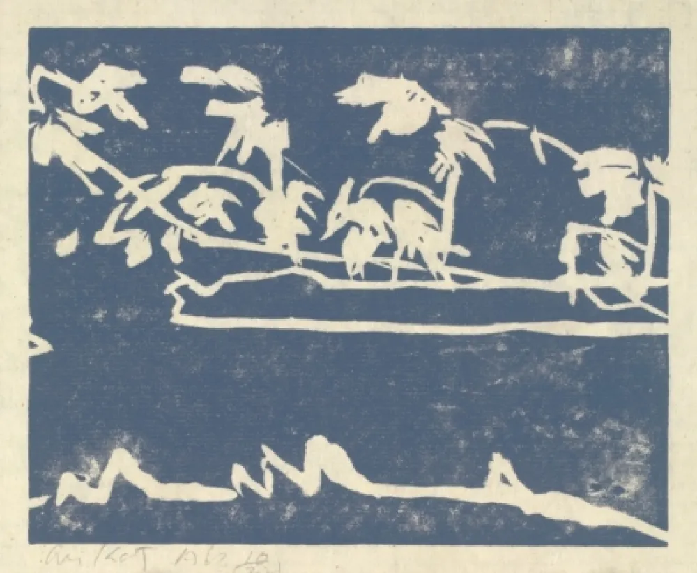 油毡版画 Katz - Coleman Pond I