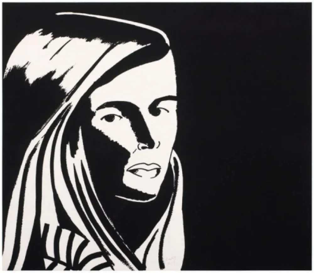 蚀刻版画 Katz - Elizabeth III