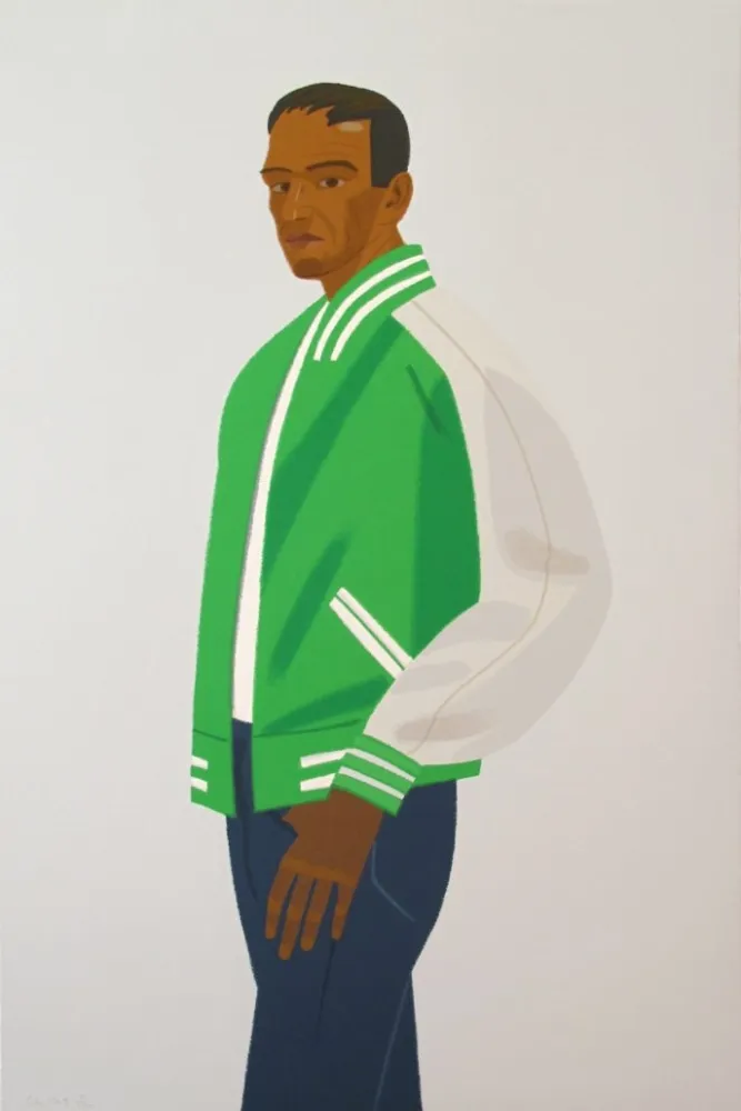 丝网印刷 Katz - Green Jacket (from Alex & Ada portfolio)