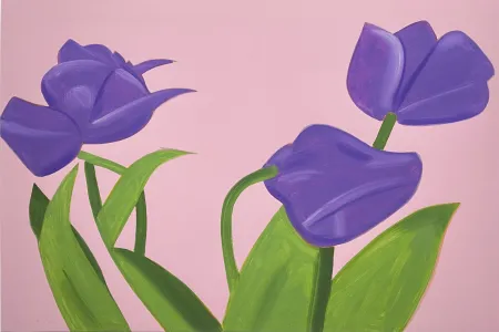 丝网印刷 Katz - Purple Tulips 1