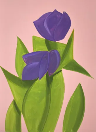 丝网印刷 Katz - Purple Tulips 2