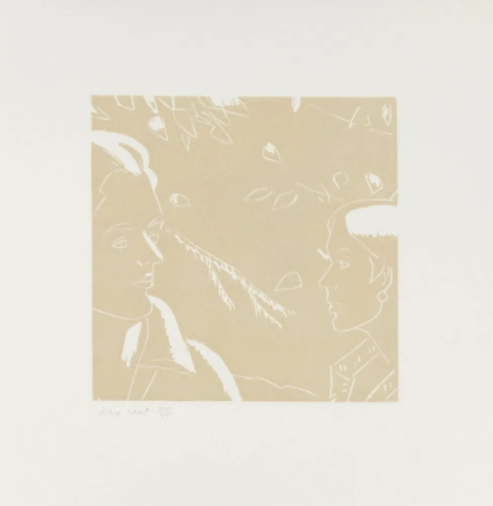木刻 Katz - Rackstraw and Peggy (from a Tremor in the Morning)