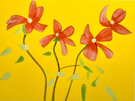 丝网印刷 Katz - Red Dogwood 1