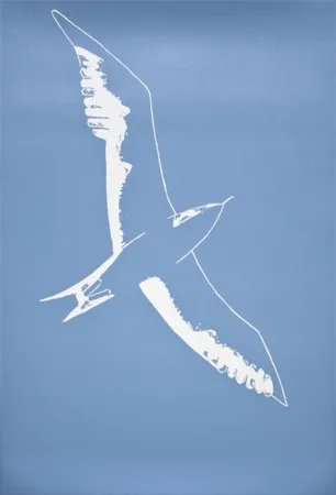 油毡版画 Katz - Seagull