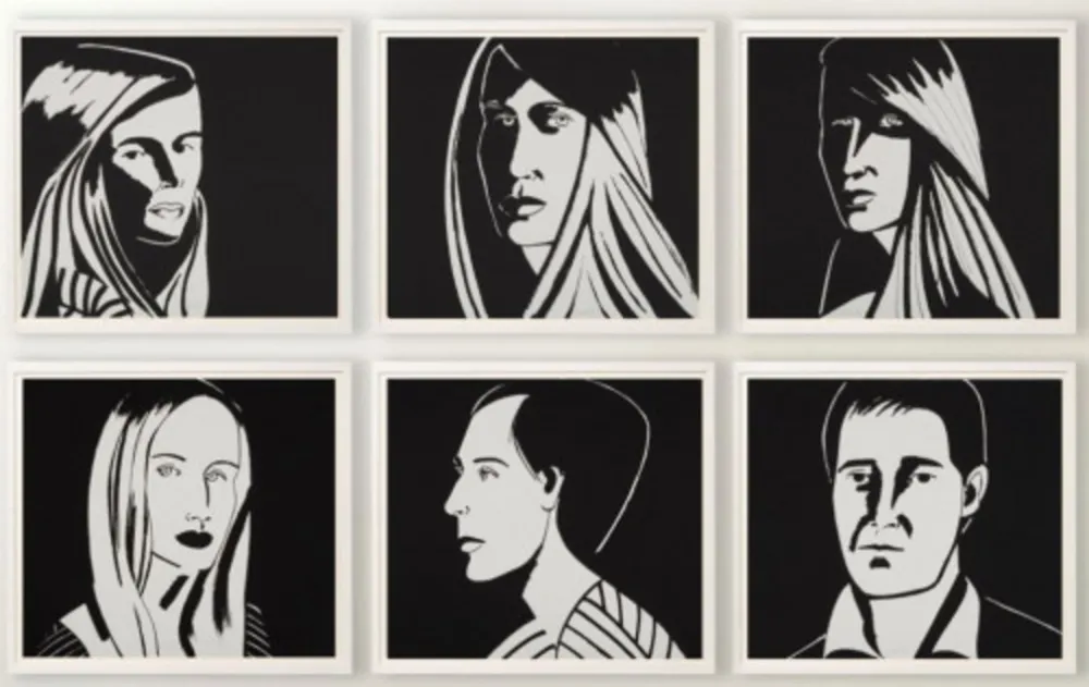 飞尘腐蚀法 Katz - Six Aquatints (Portfolio of 6)