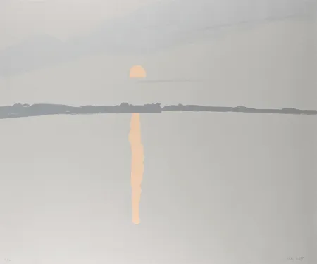 丝网印刷 Katz - Sunset, Lake Wesserunsett I