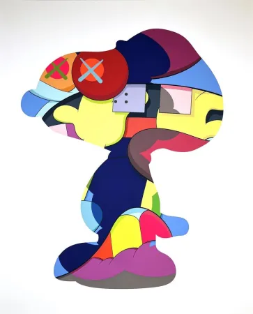 丝网印刷 Kaws - No One's Home