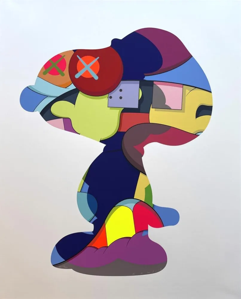 丝网印刷 Kaws - No One's Home