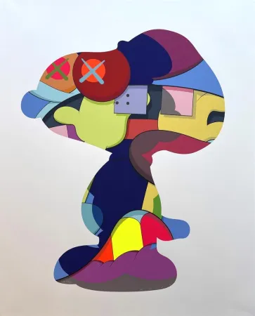 丝网印刷 Kaws - No One's Home