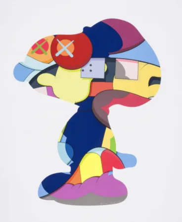 丝网印刷 Kaws - No One's Home